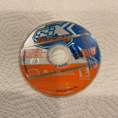 SSX Tricky (Nintendo GameCube, 2001) Snowboarding Disc Only Blockbuster Sticker
