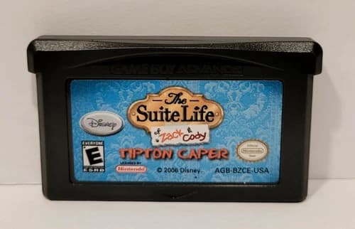 The Suite Life of Zack and Cody Tipton Caper Nintendo Gameboy Advance GBA
