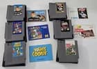 J-494 ORIGINAL NINTENDO NES GAMES YOSHI'S COOKIE BURGERTIME HOME ALONE ETC