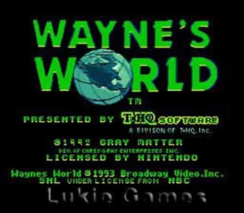Wayne's World - SNES Super Nintendo Game