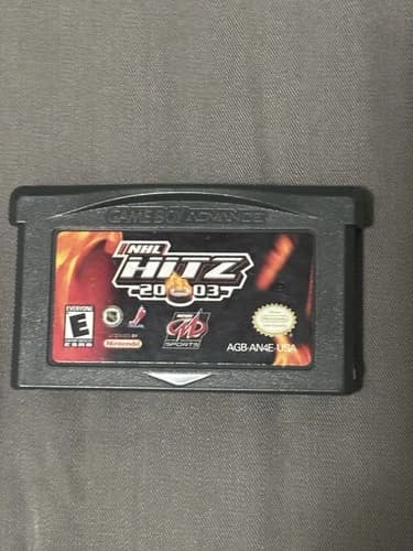 NHL Hitz 2003 Nintendo Game Boy Advance GBA Tested