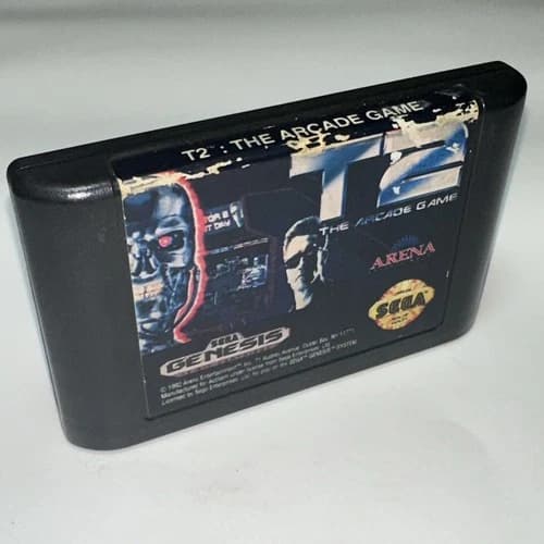 T2 Terminator 2: The Arcade Game (Sega Genesis, 1992) CART ONLY - TESTED WORKS