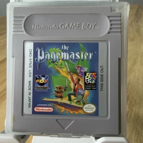 The Pagemaster (Nintendo Game Boy, 1994) Cartridge Only - Authentic Tested/Works