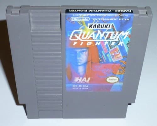 Kabuki Quantum Fighter (Nintendo NES Authentic Game) Cleaned Tested Working