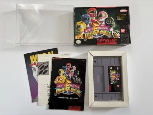 Mighty Morphin Power Rangers (super Nintendo, SNES) Authentic, Complete TESTED