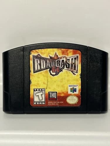 Road Rash 64 Nintendo 64 N64 - Tested & Working Authentic Cartridge Only