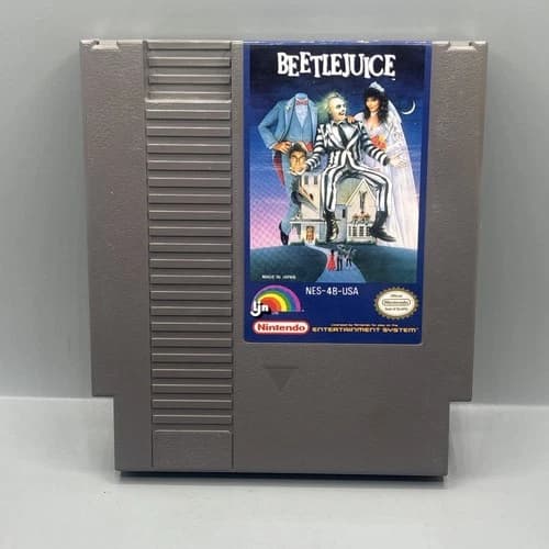 Beetlejuice NES (Nintendo Entertainment System, 1991) Cartridge Cleaned & Tested