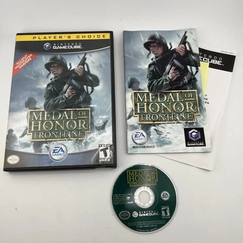 Medal of Honor Frontline (Nintendo GameCube) CIB Complete w/ Manual TESTED