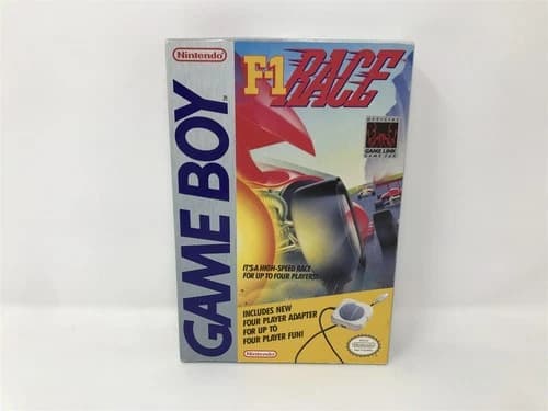 F-1 Race - Nintendo Game Boy - Complete In Box With 4 Player Adapter CIB - RARE