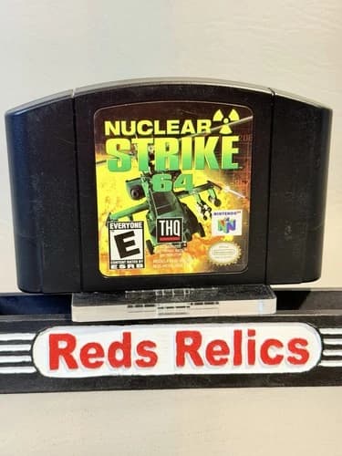 Nuclear Strike (Nintendo 64 N64, 1999) Authentic - Very Good
