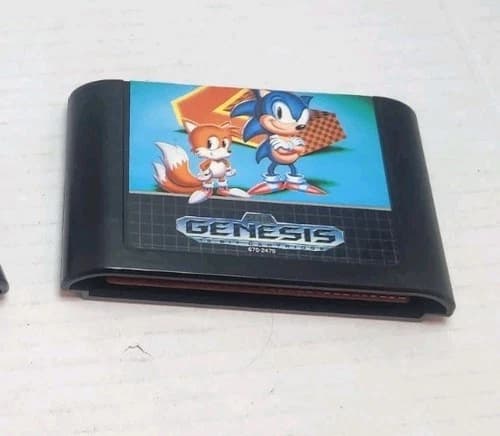 SONIC THE HEDGEHOG 2 for Sega Genesis - Original Cartridge, Retro Video Game