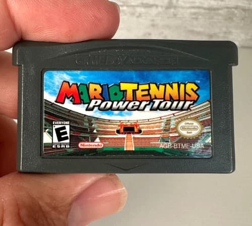 Mario Tennis Power Tour Nintendo Gameboy Advance Tested