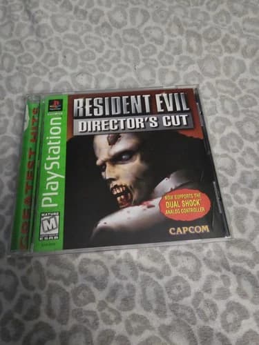 Resident Evil Director's Cut PlayStation 1 PS1 Daul Shock CIB Complete! L@@K!