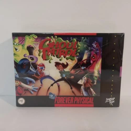 Ghoul Patrol Game Cartridge for Super Nintendo SNES Limited Run Games Physical