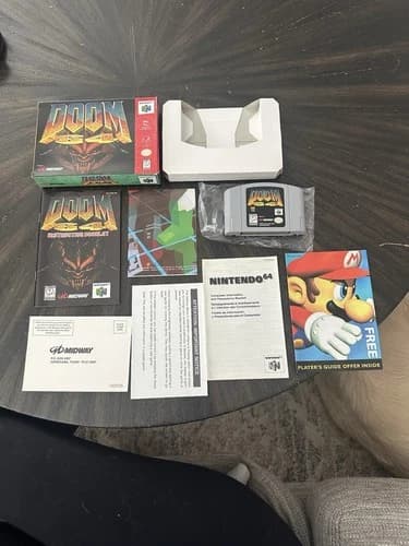 Nintendo 64 N64 Game Doom 64 CIB Complete In Box