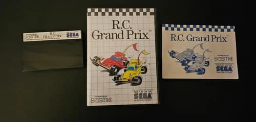 R.C. Grand Prix Sega Master System SMS Complete NTSC Release TESTED WORKING