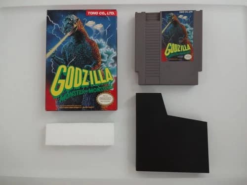 Godzilla: Monster of Monsters! Complete in Box Nintendo NES CIB