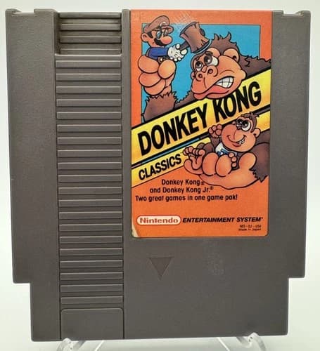 Donkey Kong Classics (Nintendo NES, 1988) Cartridge Only | Tested