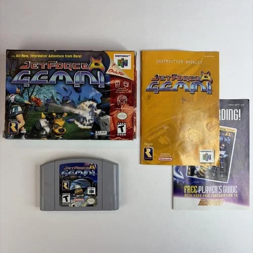 Nice! Jet Force Gemini Nintendo N64 Complete In Box CIB -tested