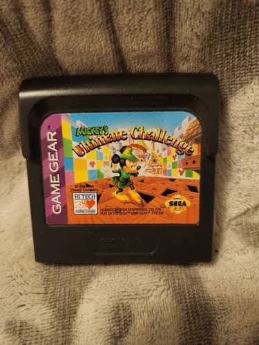 Sega Game Gear Mickeys Ultimate Challenge Cartridge Only Tested
