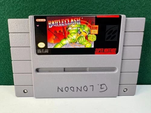 Battle Clash (Super Nintendo SNES, 1992) Authentic. Working.