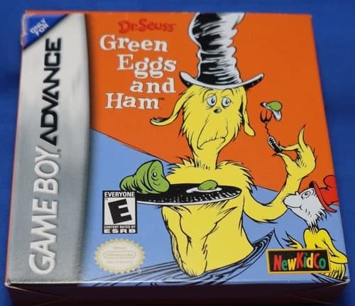 Dr. Seuss' Green Eggs and Ham (Nintendo Game Boy Advance) ~ CIB