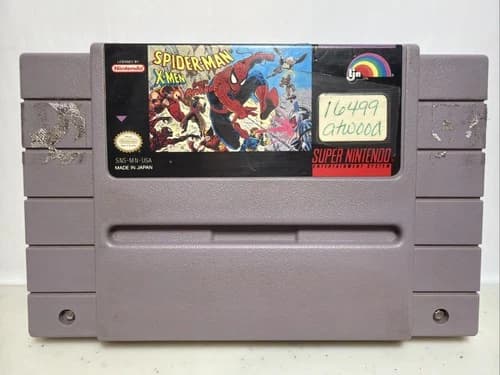 Spider-Man X-Men Arcades Revenge Super Nintendo SNES Cartridge Only