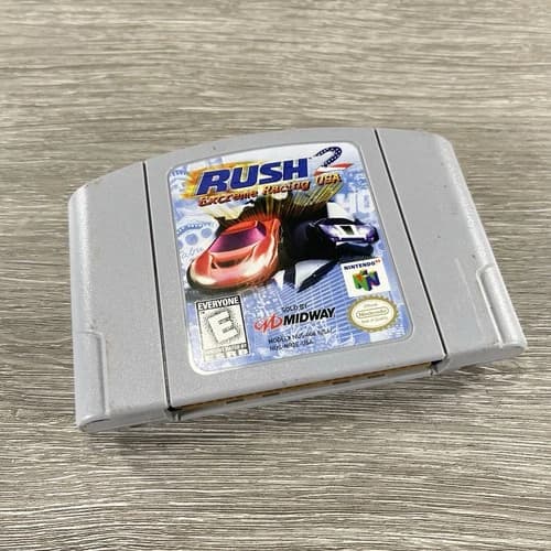 Rush 2 Extreme Racing USA Nintendo 64 Video Game Multiplayer N64 Authentic