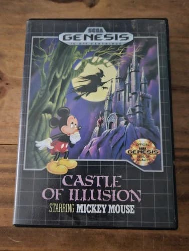 Castle of Illusion Starring Mickey Mouse (Sega Genesis, 1990) Complete CIB
