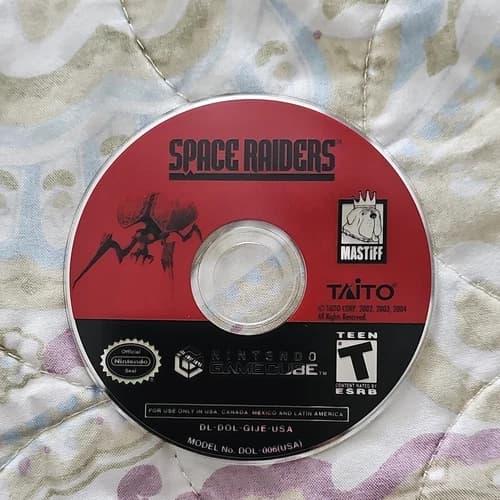 Mastiff Space Raiders Nintendo GameCube T NTSC-U/C 2004 Disc Only