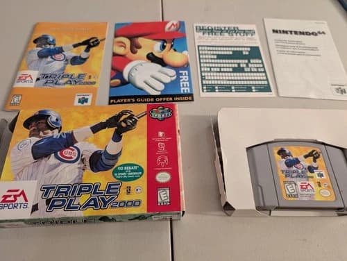 Triple Play 2000 N64 Nintendo 64 CIB Complete w/ Manual Box Inserts