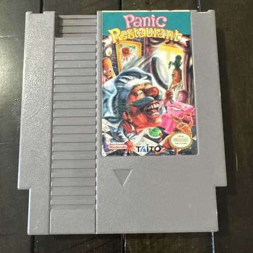 Panic Restaurant Nintendo Entertainment System NES Authentic Tested