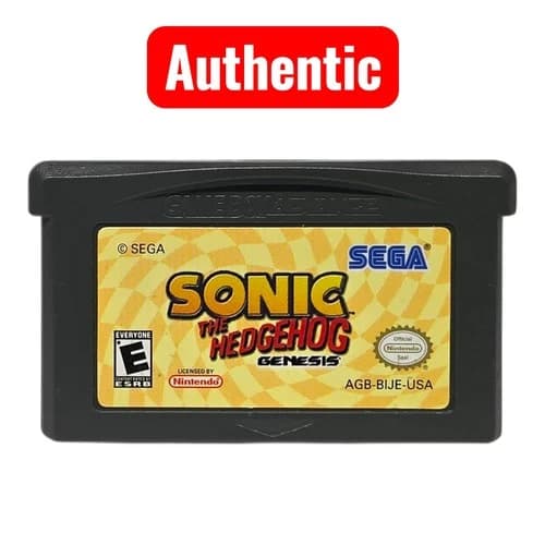 Sonic the Hedgehog: Genesis (Nintendo Game Boy Advance, 2006) Authentic Tested