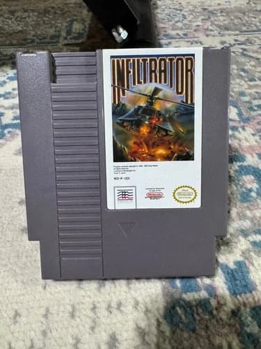 Infiltrator (Nintendo Entertainment System, 1990) - Authentic - Cart Only