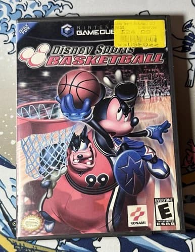 Disney Sports Basketball for Nintendo GameCube Complete in box CIB