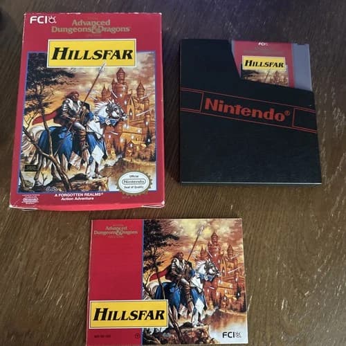 Advanced Dungeons & Dragons: Hillsfar (Nintendo Entertainment System, 1993) CIB