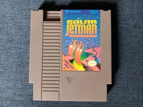 Solar Jetman (Tradewest, 1990) NES Game Cart Only, Tested & Working