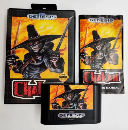Chakan: The Forever Man (Sega Genesis, 1992) COMPLETE CIB Authentic Tested!
