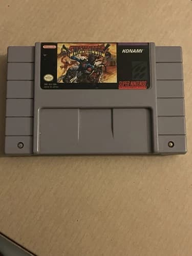 Konami Sunset Riders Super Nintendo SNES Game Cartridge NTSC-U/C US/Canada