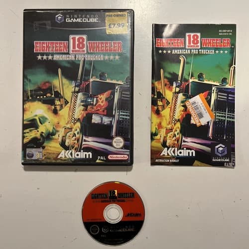 Eighteen 18 Wheeler American Pro Trucker for Nintendo GameCube - PEGI 3 Complete
