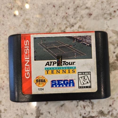 ATP Tour Championship Tennis Sega Genesis Cart Only!
