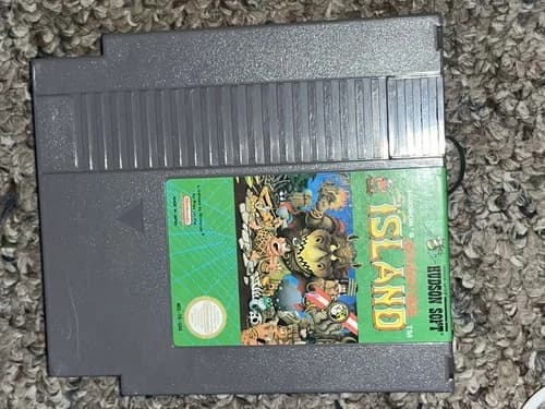 Adventure Island 1 Nintendo NES 1985 Cartridge Tested Very Good