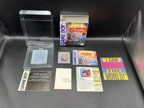 Castlevania II Belmont's Revenge Game Boy GB Complete in Box CIB w/ Reg Card