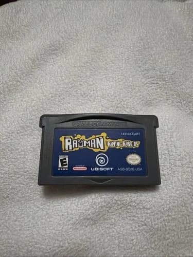 Rayman Raving Rabbids (Nintendo Game Boy Advance GBA, 2006) Authentic Cartridge