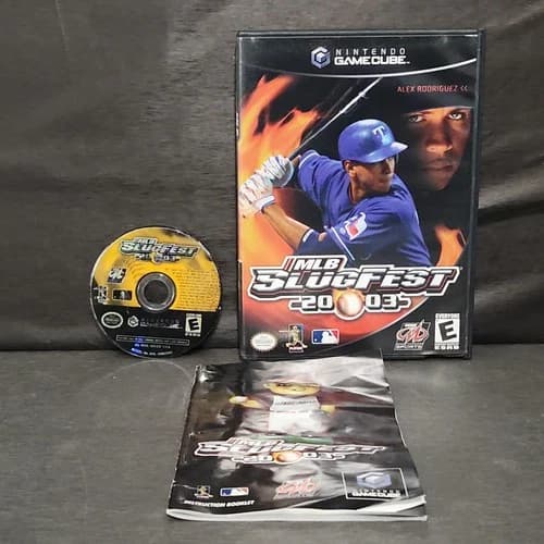MLB Slugfest 2003 Nintendo GameCube GC Game CIB E Midway NTSC