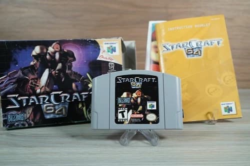 StarCraft 64 Nintendo 64, 2000 Box Manual w/ inserts Complete CIB N64 AUTHENTIC