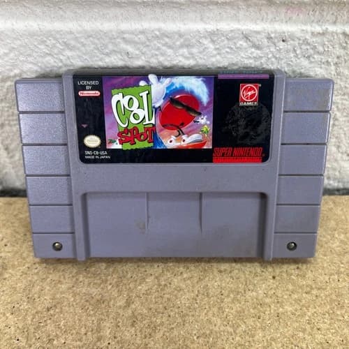 Cool Spot (Super Nintendo, SNES 1993) Authentic Game Cartridge Only