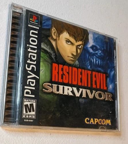Resident Evil Survivor (PlayStation PS1, 2000) Complete w/ Manual
