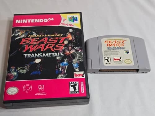 Transformers Beast Wars Transmetals - N64 - Cart Only - AUTHENTIC - TESTED