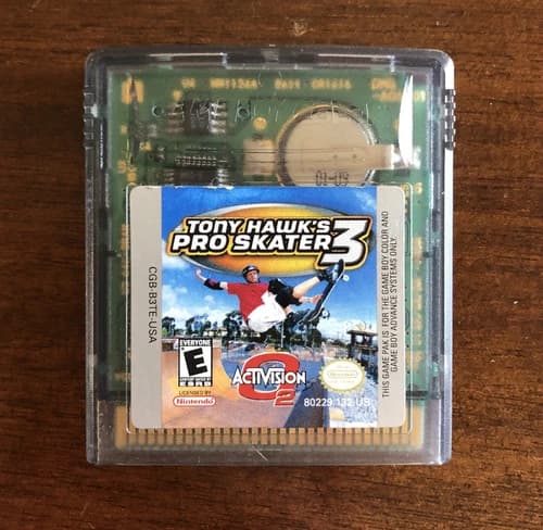 Tony Hawk's Pro Skater 3 (Nintendo Game Boy Color, 2001) Cartridge Only Tested